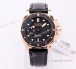 VS Factory Panerai Submersible 42mm PAM974 Rose Gold Black Ceramic Swiss Replica Watch